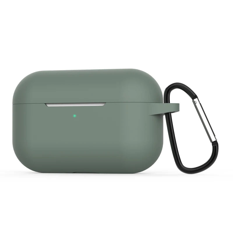Funda protectora de silicona para AirPods con gancho