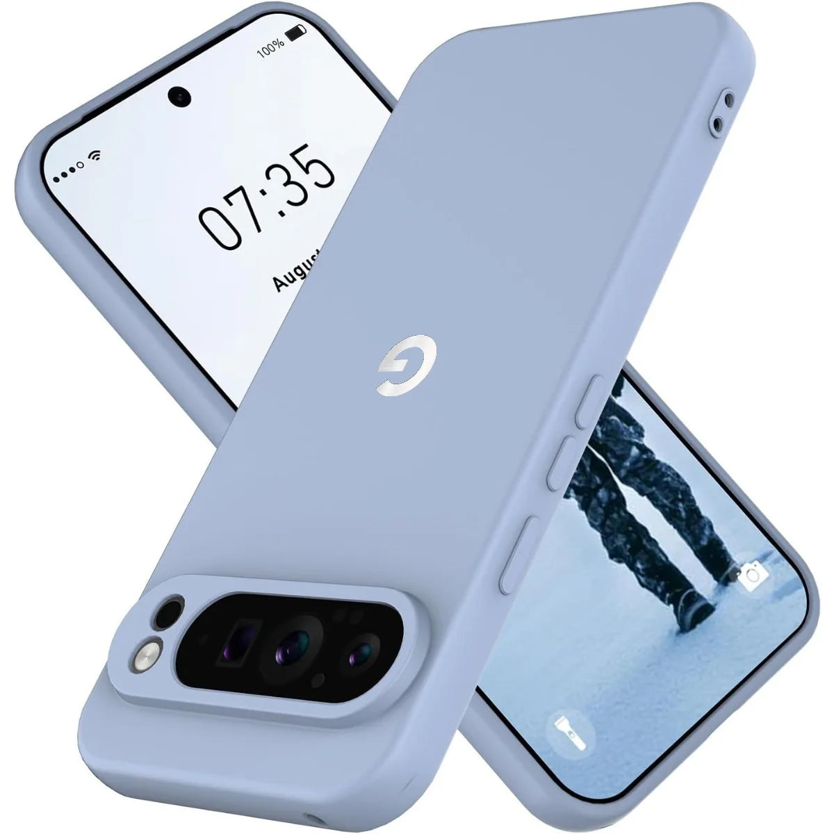 Funda protectora de silicona suave para Google Pixel