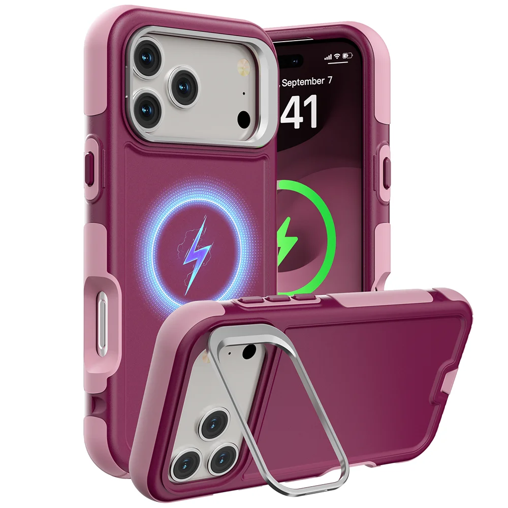 Heavy Duty MagSafe Metal Ring iPhone Case