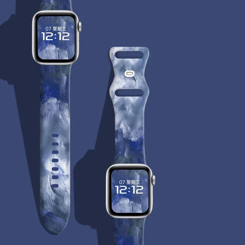 Black Unity Silicone Apple Watch Band