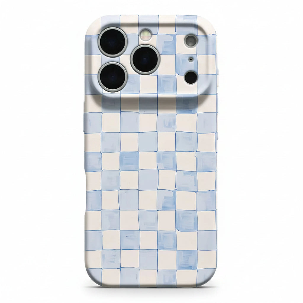 Grid Pattern Hard iPhone Case