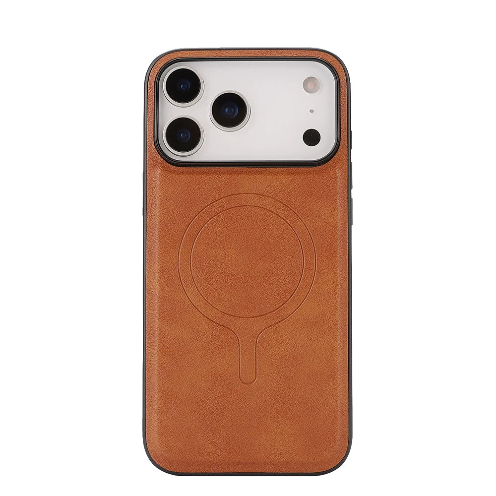 MagSafe Leather iPhone Case