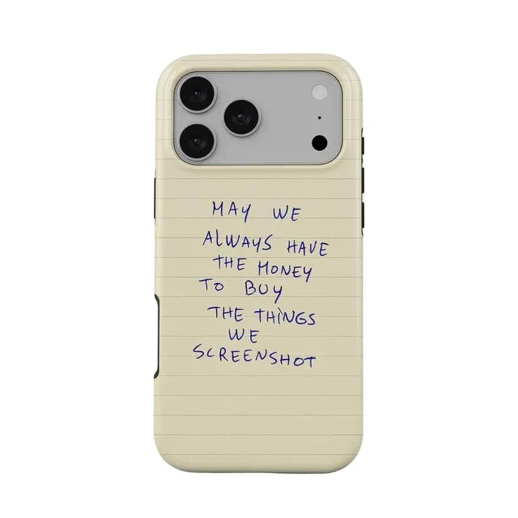 Funny Quote Flip Wallet iPhone Case