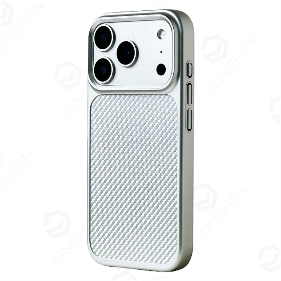 Carbon Fiber MagSafe Armor iPhone Case