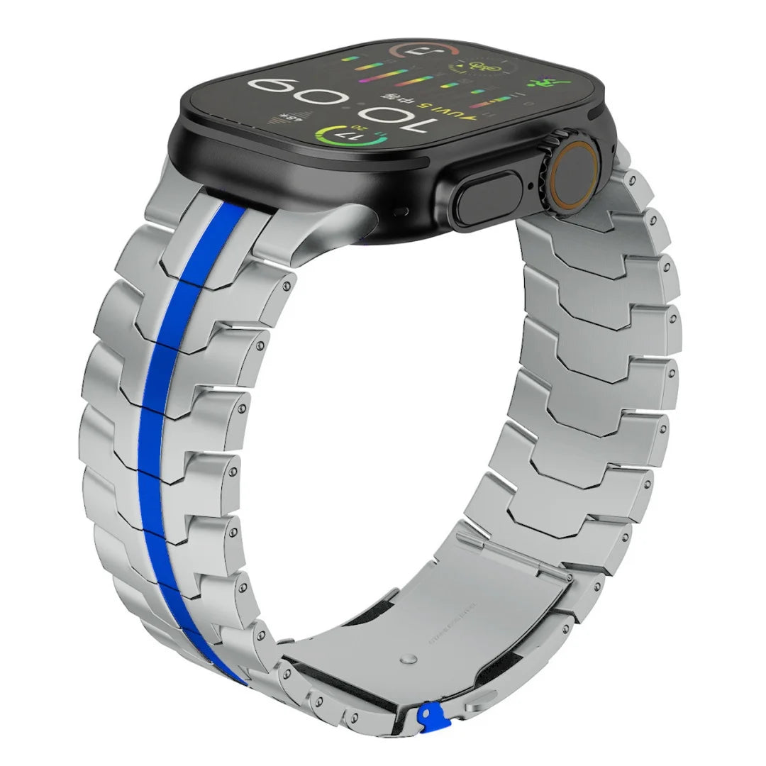 Titanium Color Stainless Steel Apple Watch Band