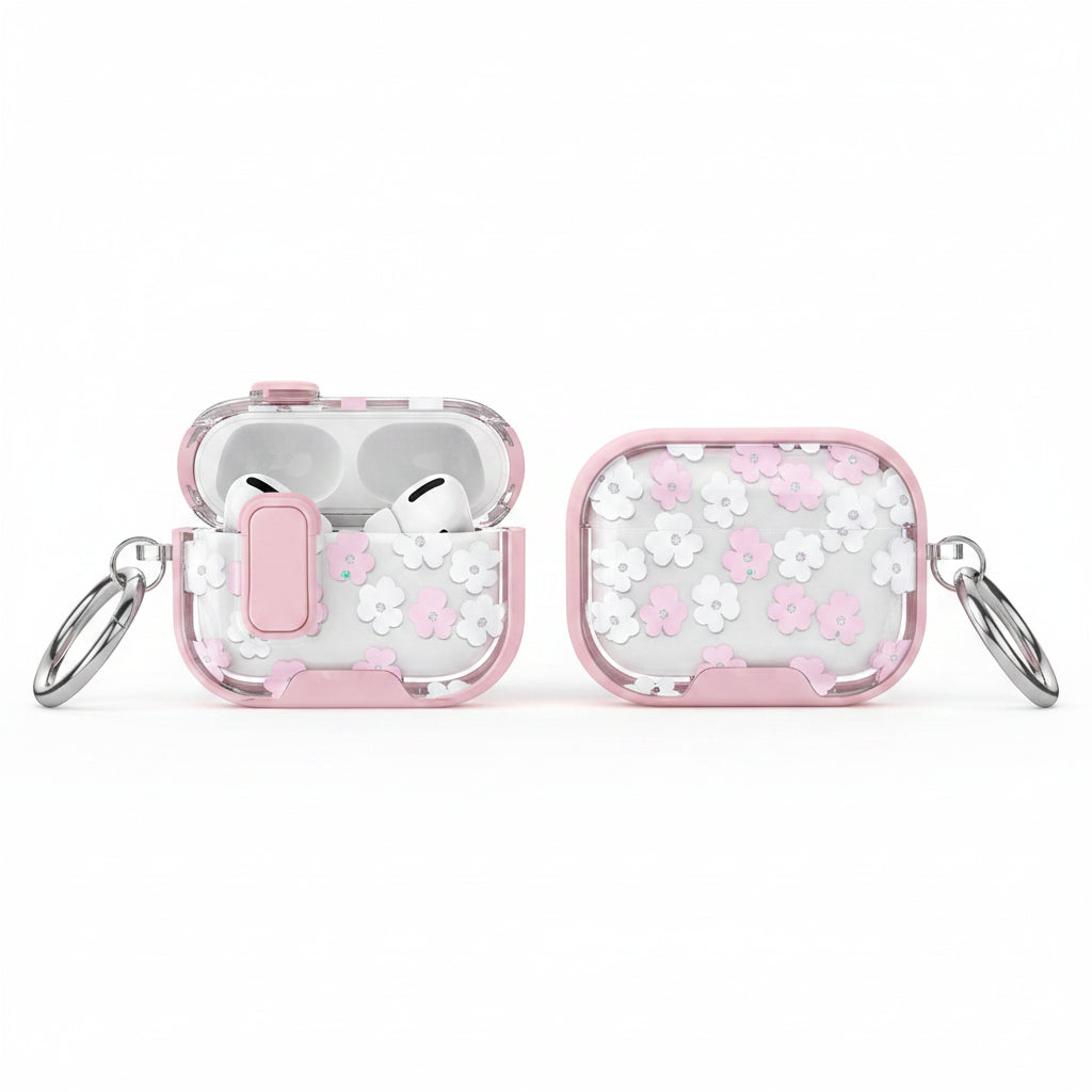 Crystal Clear Lock AirPods Case