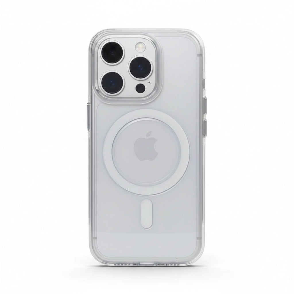 Candy Color Crystal Transparent Magnetic Case For iPhone 16 17 18 Pro Max Shockproof Smooth Clear Camera Button Cover For Magsafe