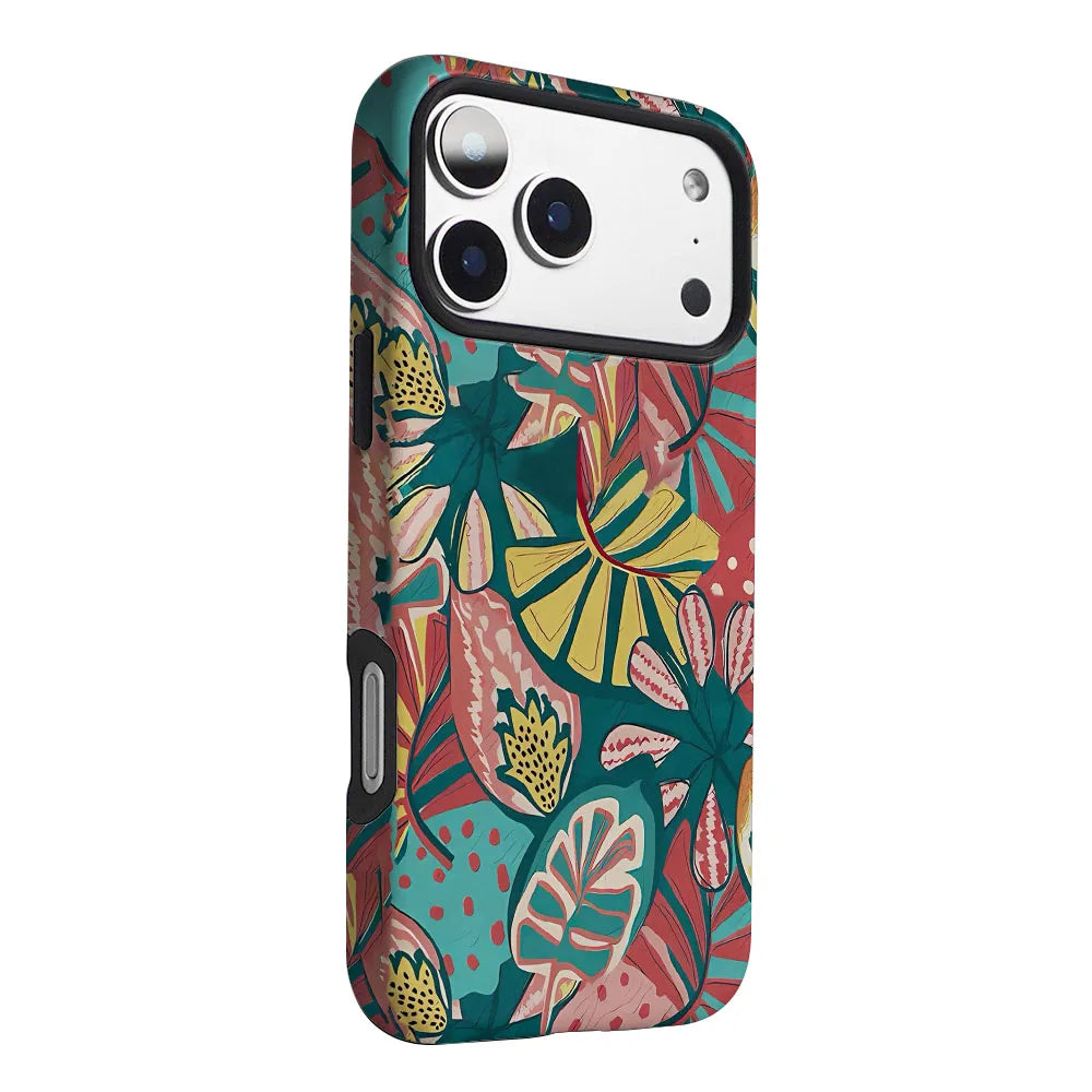 Colorful Botanical 2-in-1 iPhone Case