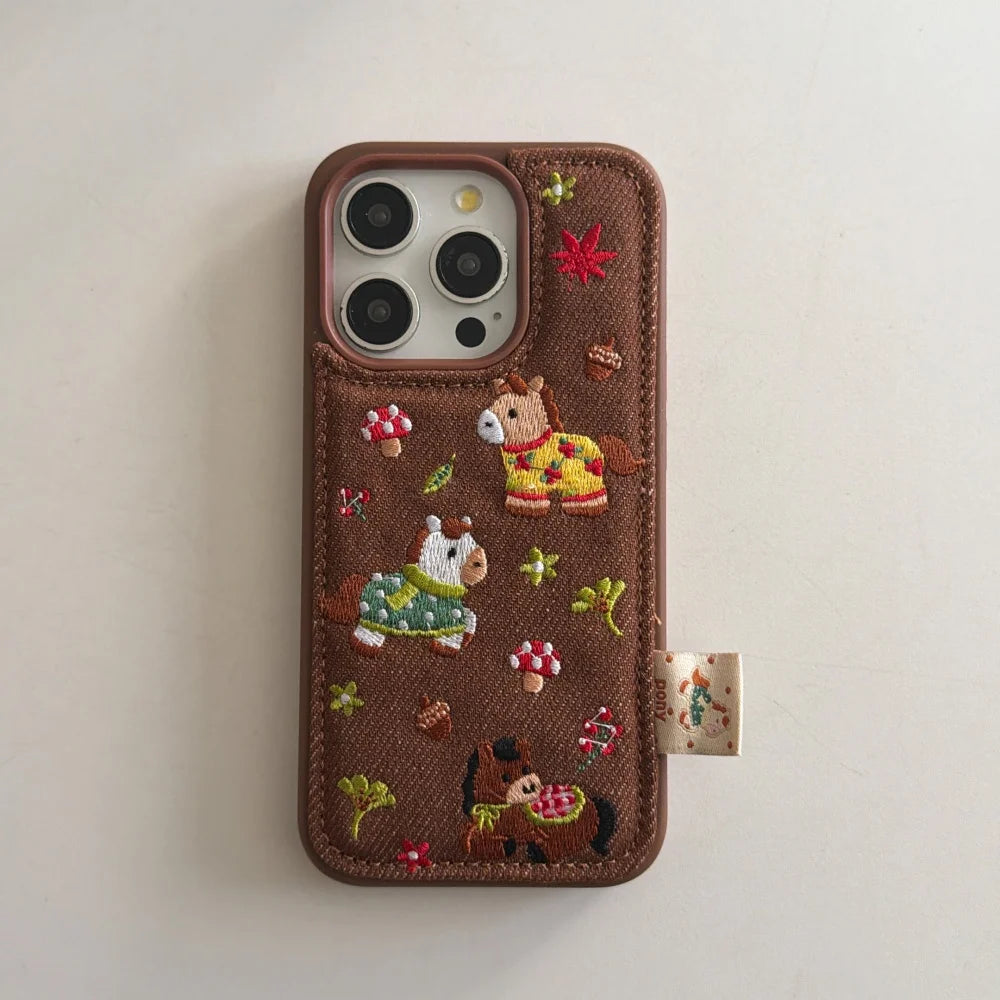 PonyCharm | Embroidered Pony Case