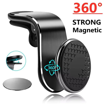Magnetic Phone Holder 360° Rotatable Phone Holder | Foldable Design, Vacuum Suction Cup | Perfect for Car Dashboard