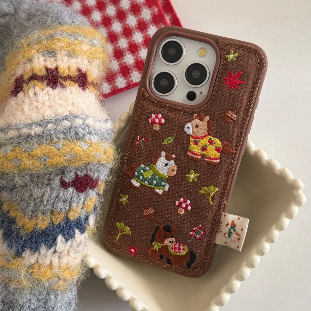 PonyCharm | Embroidered Pony Case