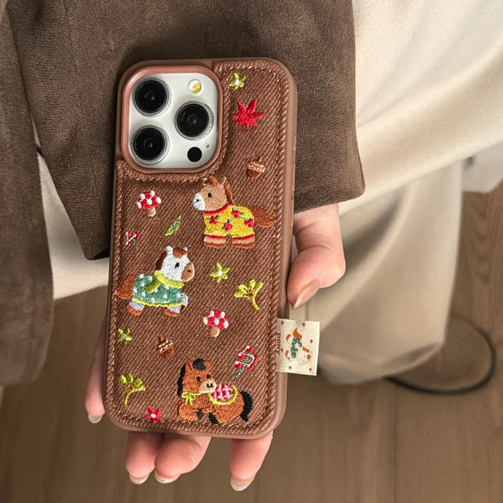 PonyCharm | Embroidered Pony Case