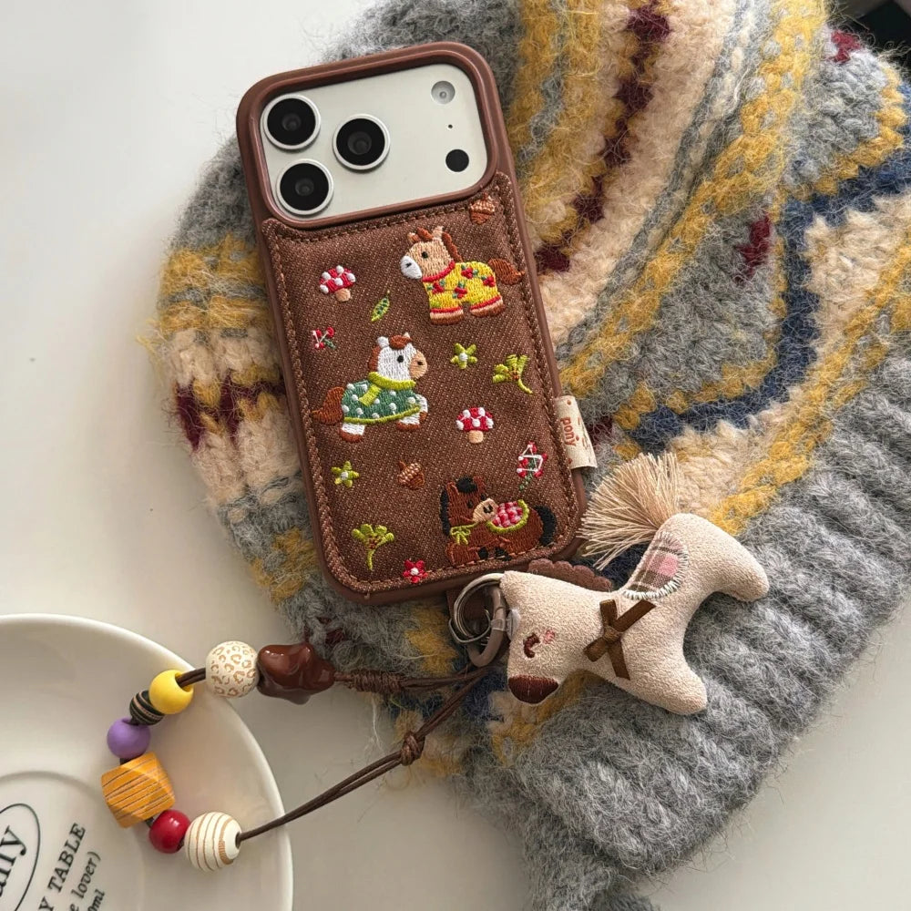 PonyCharm | Embroidered Pony Case