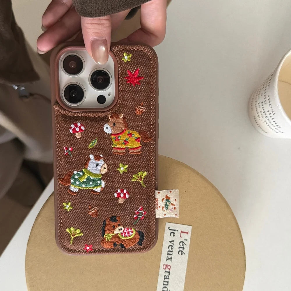 PonyCharm | Embroidered Pony Case