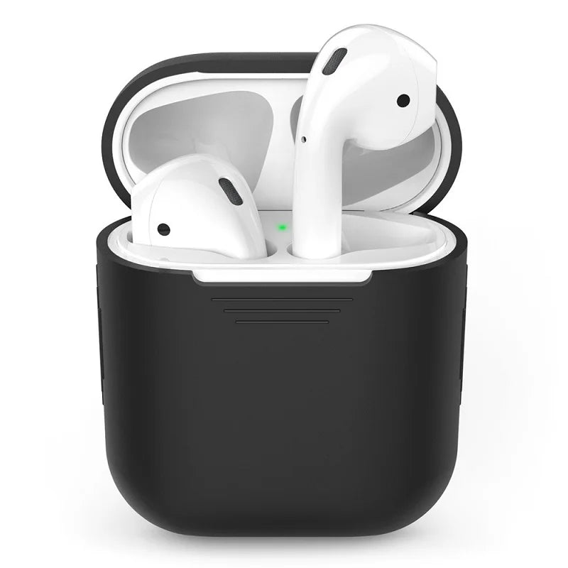 Funda protectora de silicona para AirPods con gancho