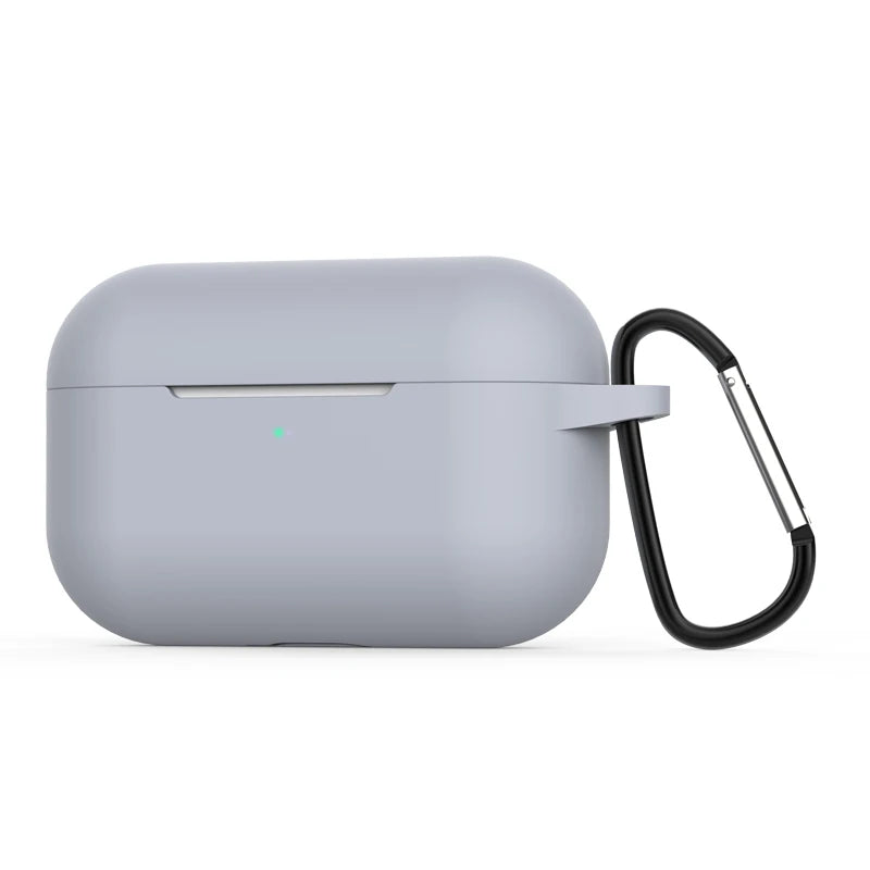 Funda protectora de silicona para AirPods con gancho