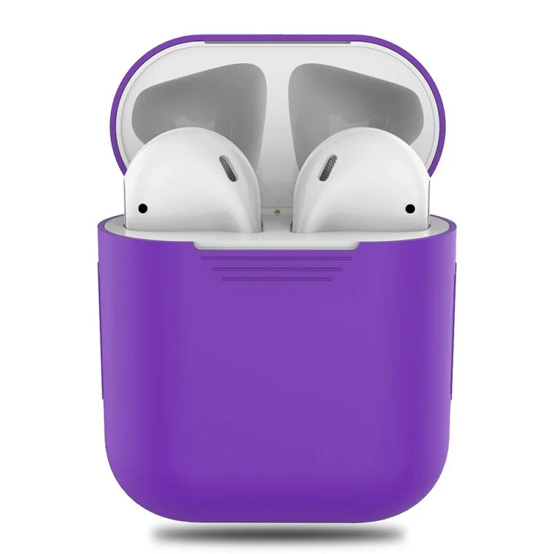 Funda protectora de silicona para AirPods con gancho