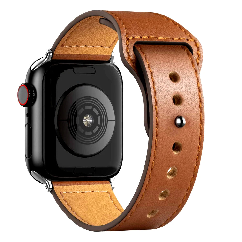 Classic Leather Apple Watch Band