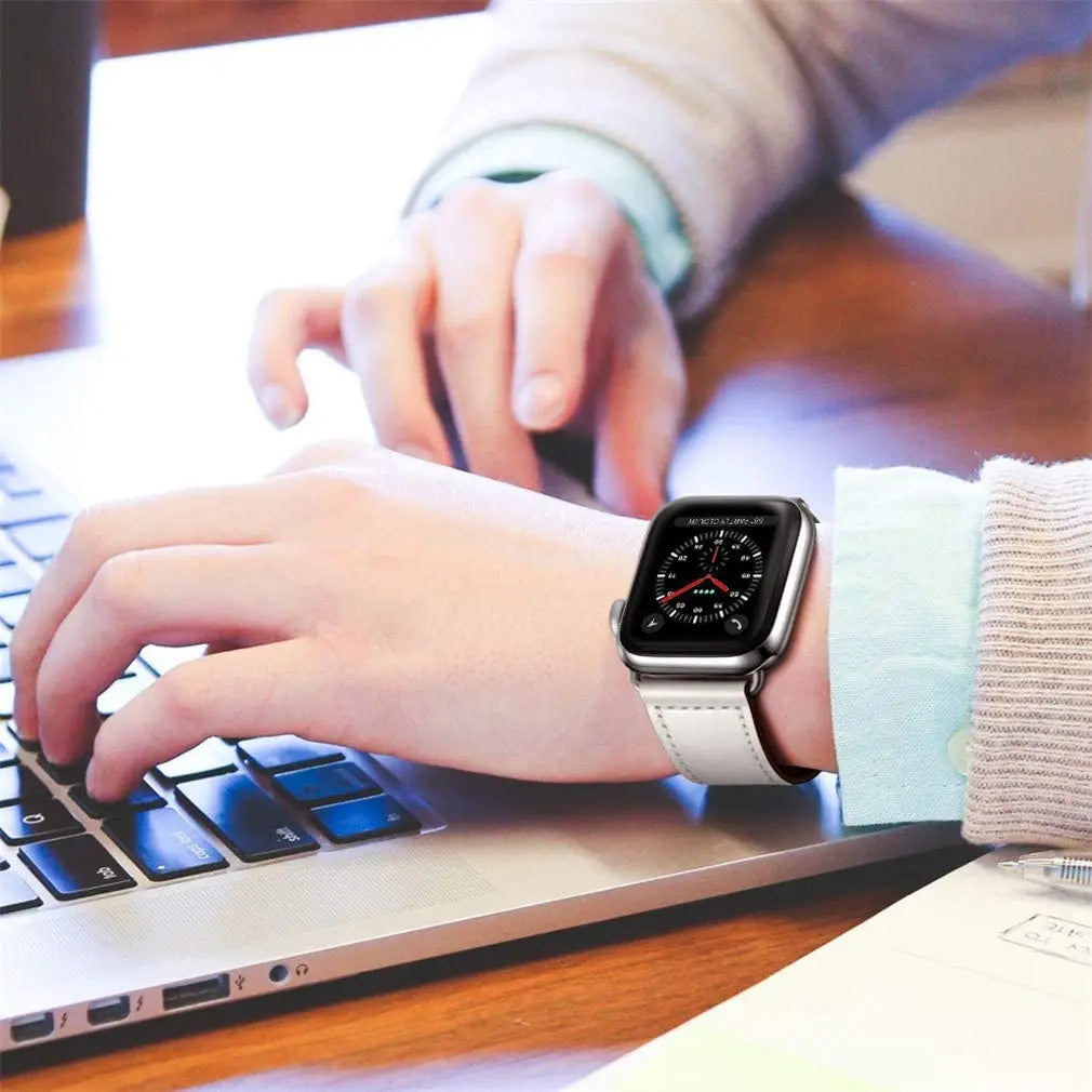 Classic Leather Apple Watch Band