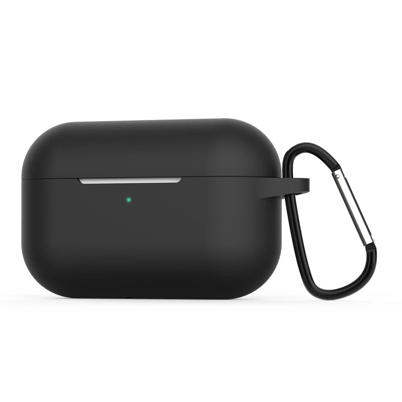 Funda protectora de silicona para AirPods con gancho