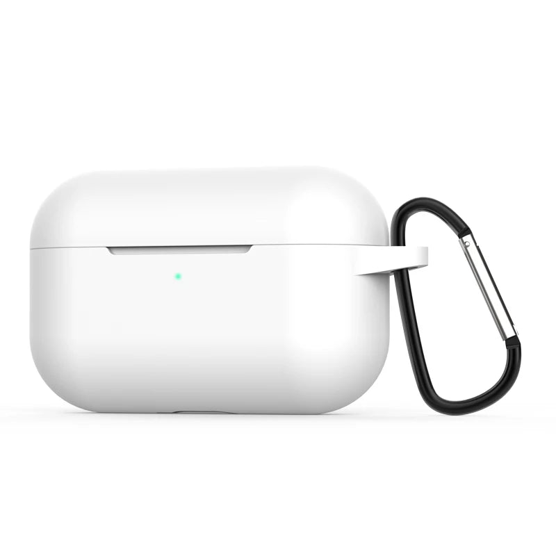 Funda protectora de silicona para AirPods con gancho
