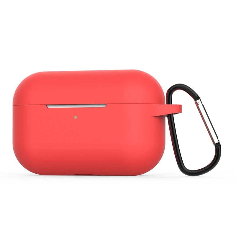 Funda protectora de silicona para AirPods con gancho