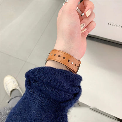 Classic Leather Apple Watch Band