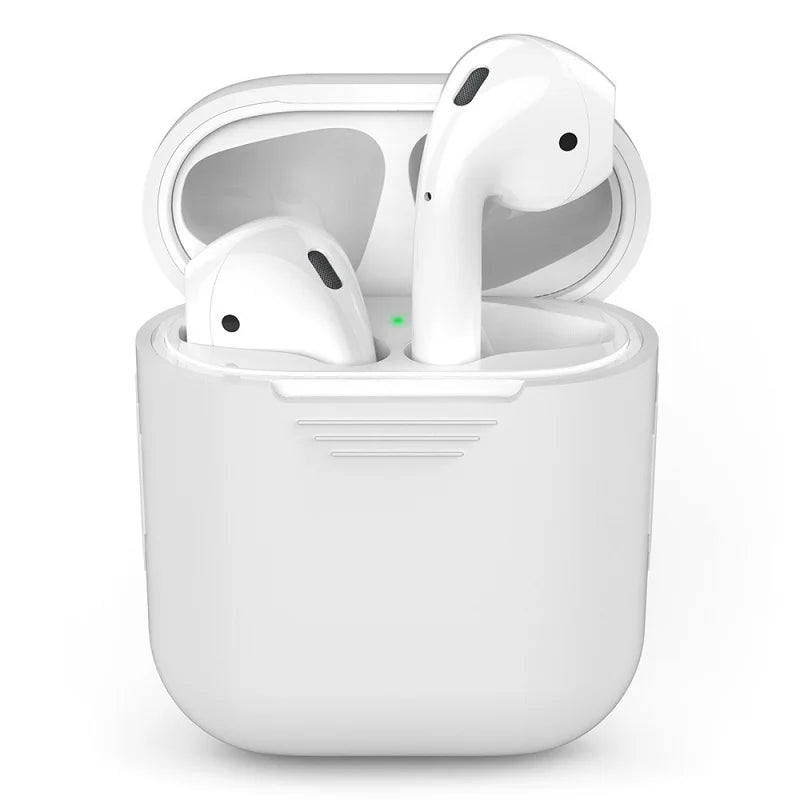 Funda protectora de silicona para AirPods con gancho