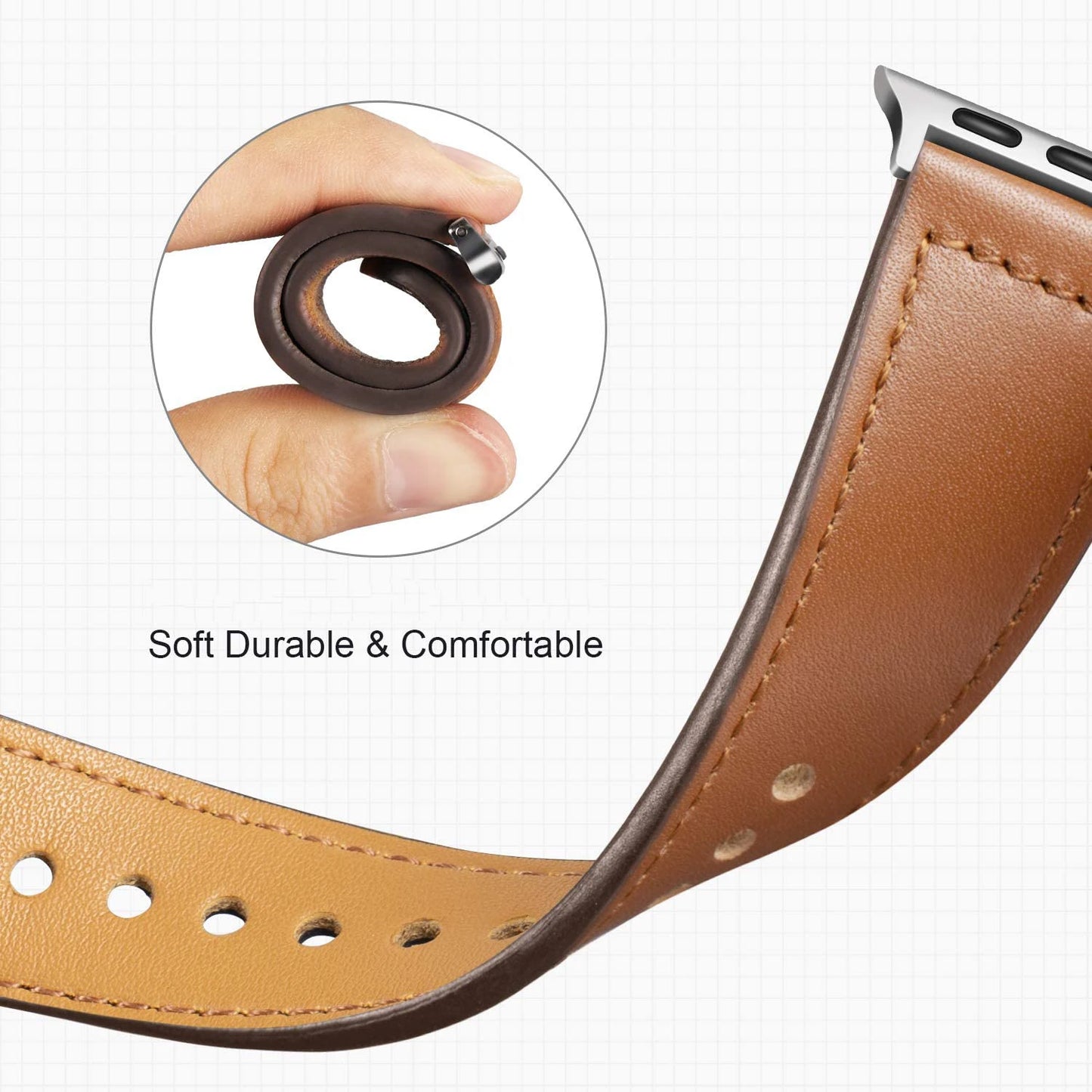 Classic Leather Apple Watch Band