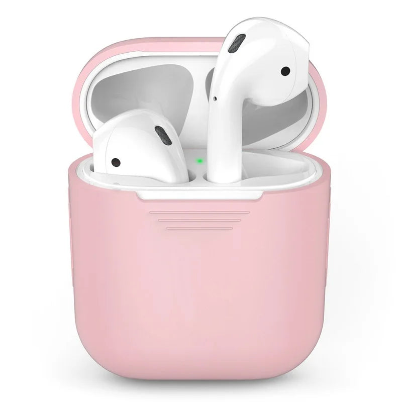 Funda protectora de silicona para AirPods con gancho