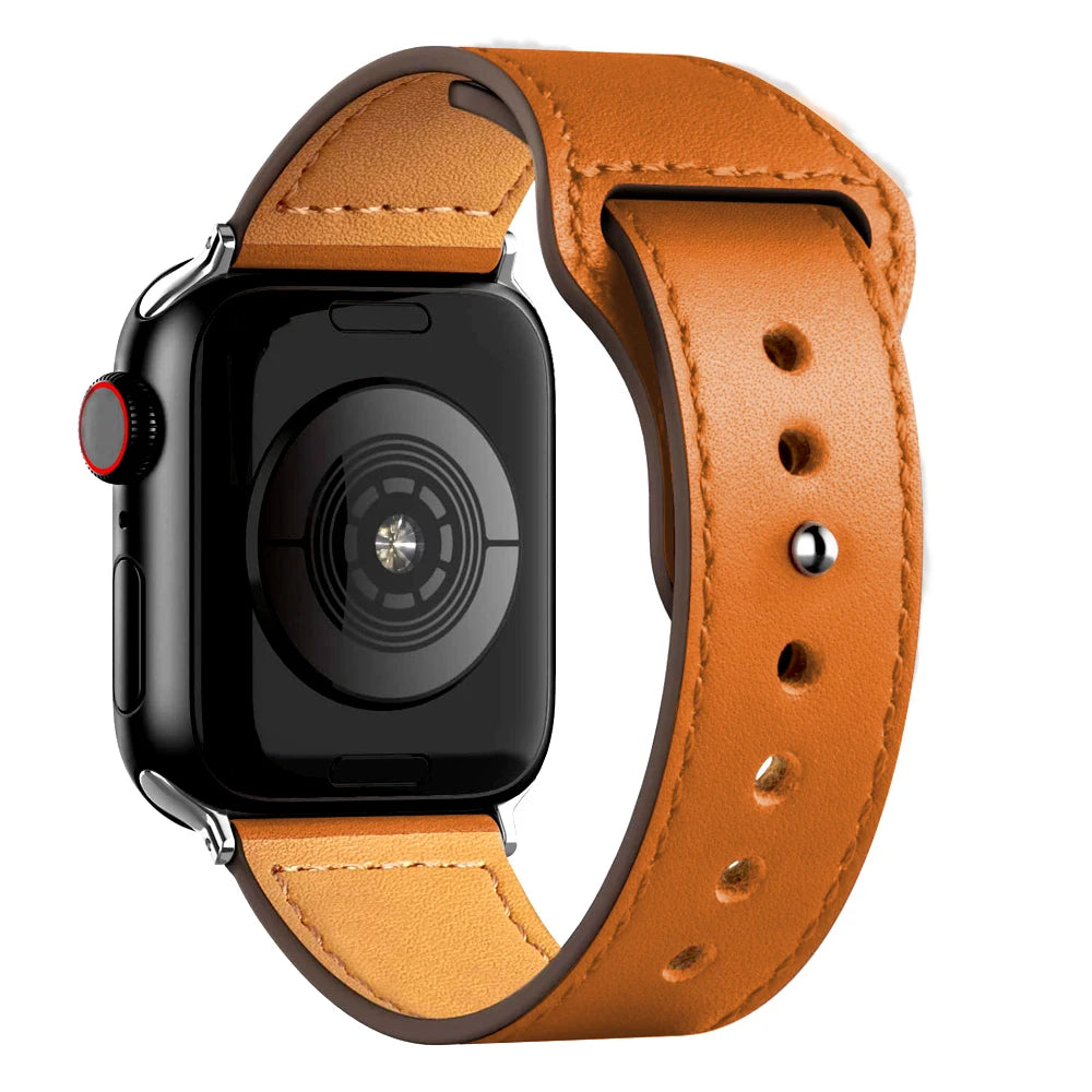 Classic Leather Apple Watch Band