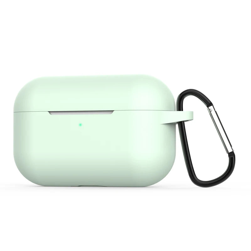 Funda protectora de silicona para AirPods con gancho
