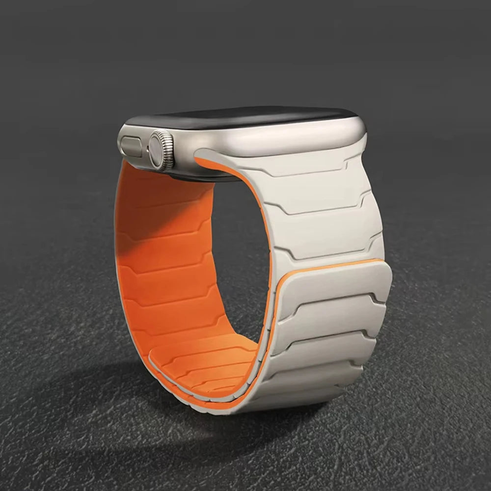 Magnetic Silicone Apple Watch Band