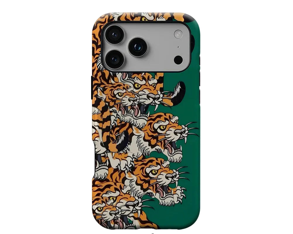 Stacked Tigers MagSafe iPhone Case
