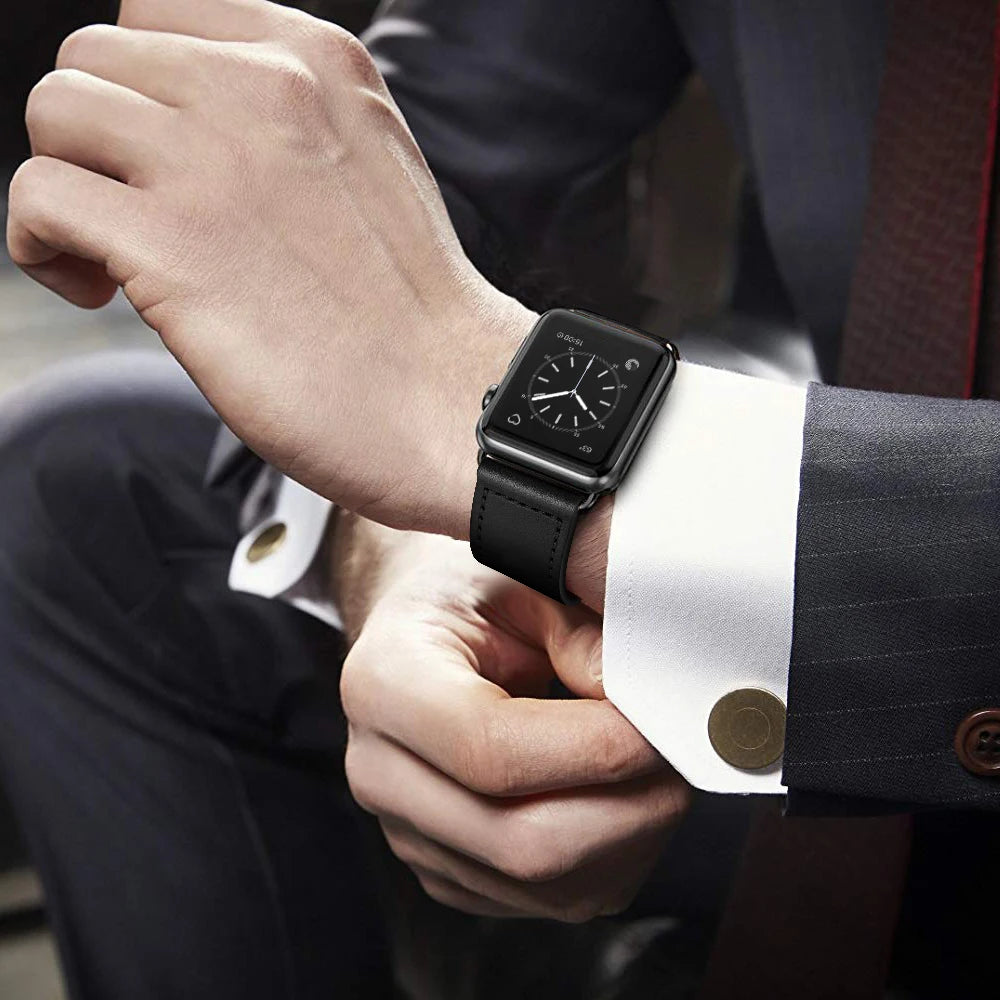 Classic Leather Apple Watch Band