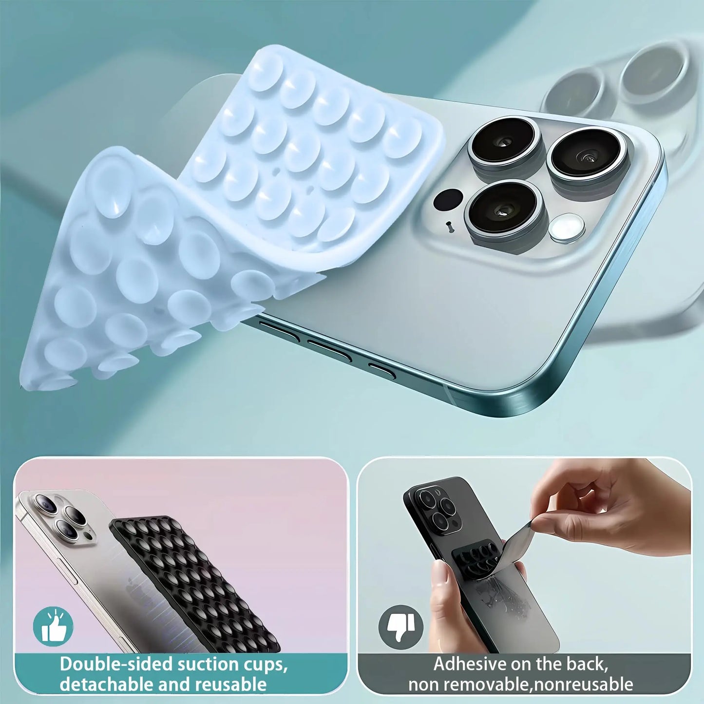 Silicone Suction Cup Phone Holder Pad