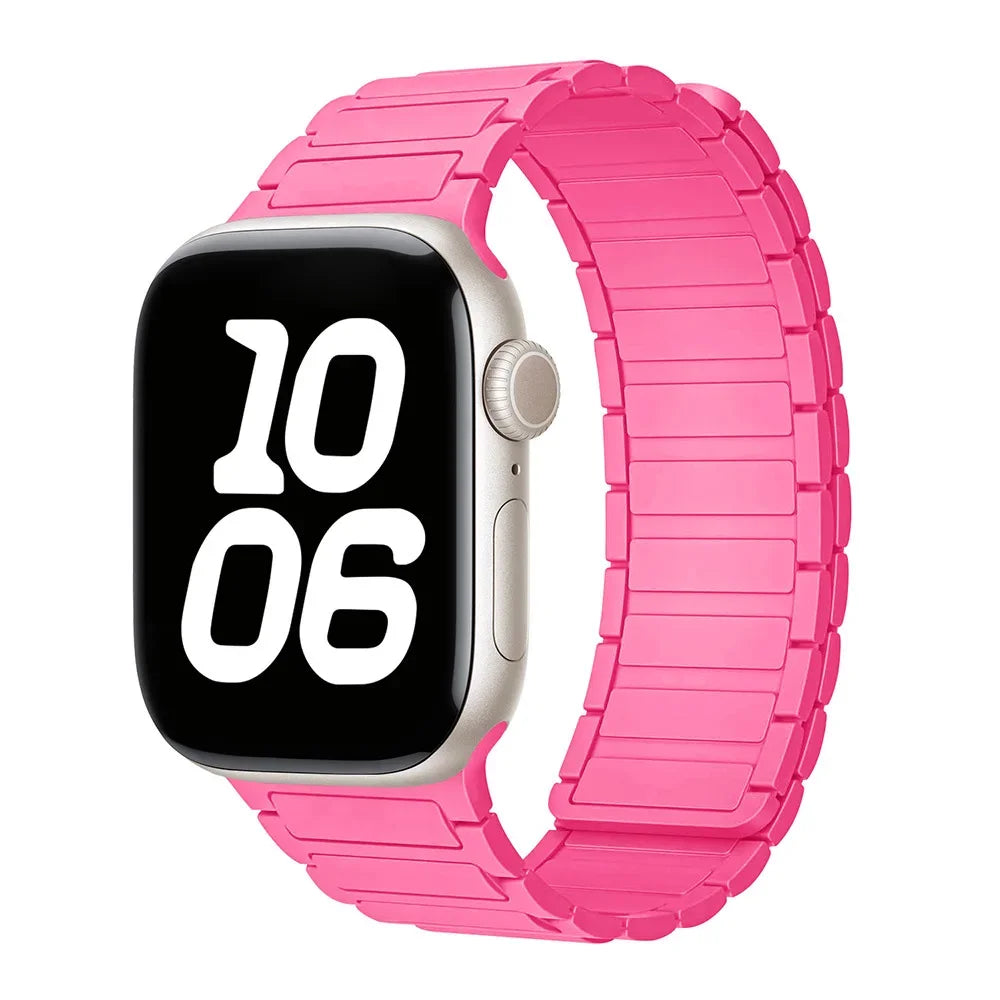 Magnetic Silicone Apple Watch Band