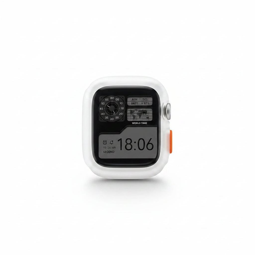 Soft Silicone Apple Watch Bumper Case
