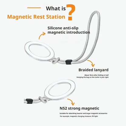 MagSafe Double-Sided Magnetic Phone Lanyard Stand