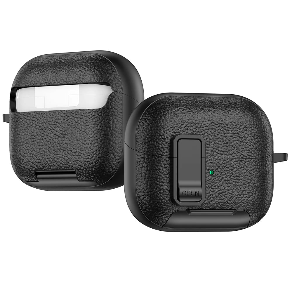Samsung Galaxy Buds3 Pro Leather Lock Case