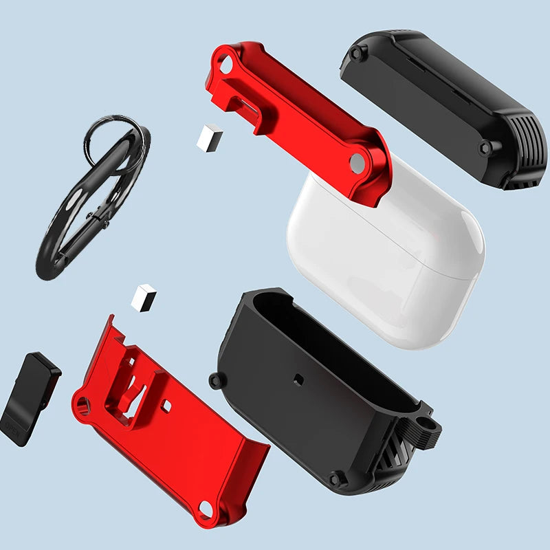 Security Lock Shockproof AirPods Case