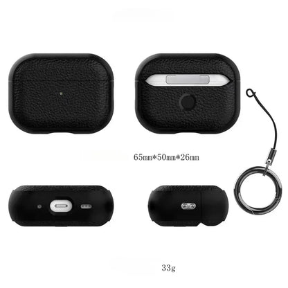 Leather Texture AirPods Protective Case