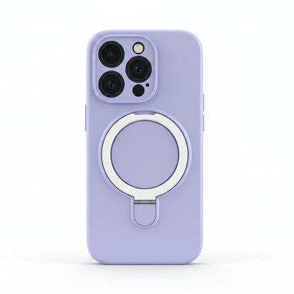 Liquid Silicone MagSafe Ring Stand iPhone Case