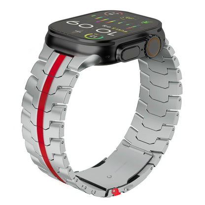 Titanium Color Stainless Steel Apple Watch Band