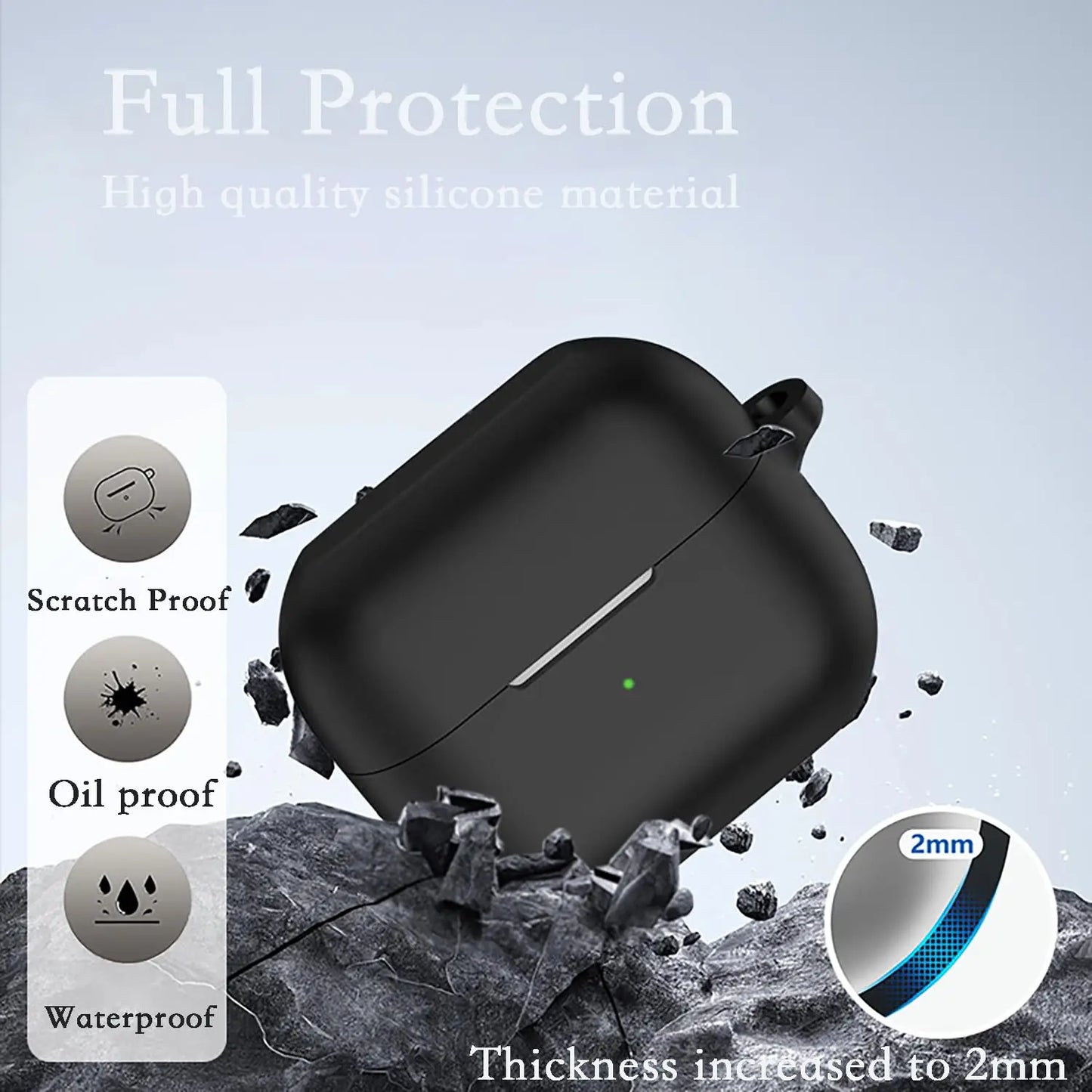 Funda de silicona para Samsung Galaxy Buds 3 Pro