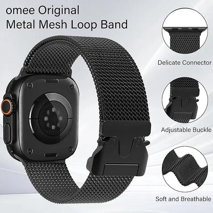 Correa Milanese Loop de acero inoxidable para Apple Watch