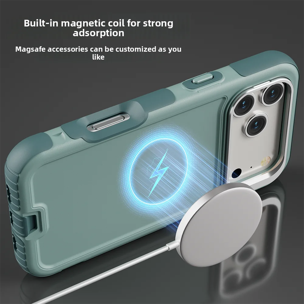 Heavy Duty MagSafe Metal Ring iPhone Case