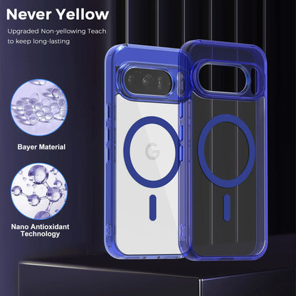 Funda Magnética Transparente de Lujo para Google Pixel