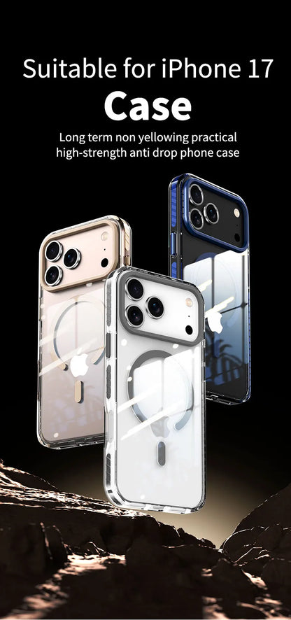 Luxury Clear MagSafe iPhone Case
