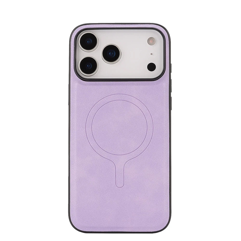 MagSafe Leather iPhone Case